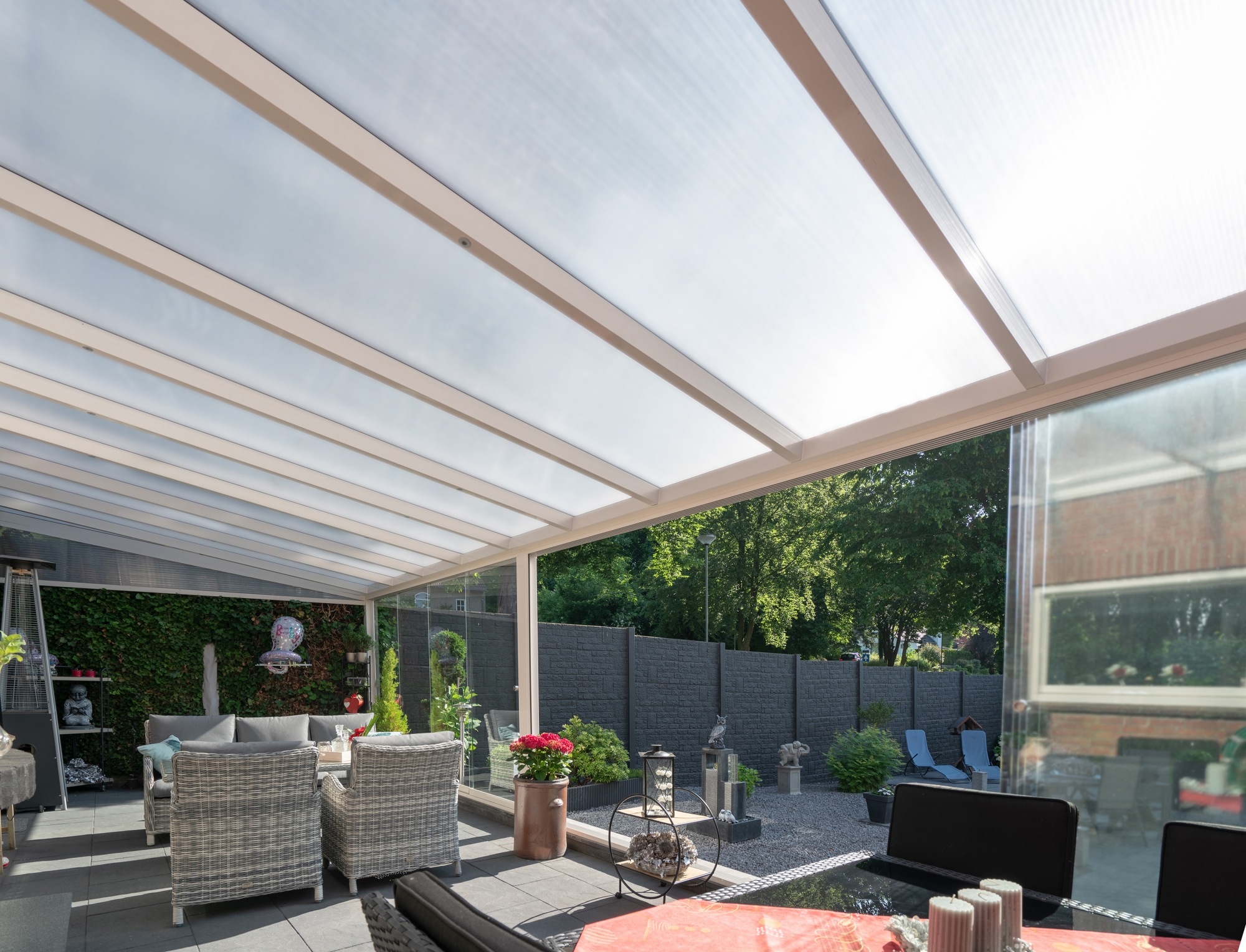 Terrassendach Komplettset Alu - Vorteile | Perfectum GmbH