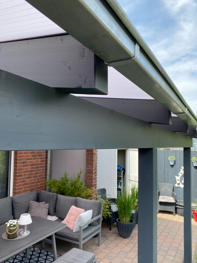 Terrassendach Komplettset Holz - Komplettset Holz - 6000 x 4000 mm | Perfectum GmbH